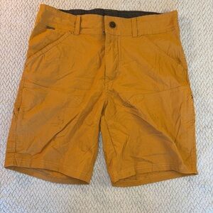 Men’s Kuhl Renegade Lightweight Khaki Utility Cargo Work Shorts Size 32